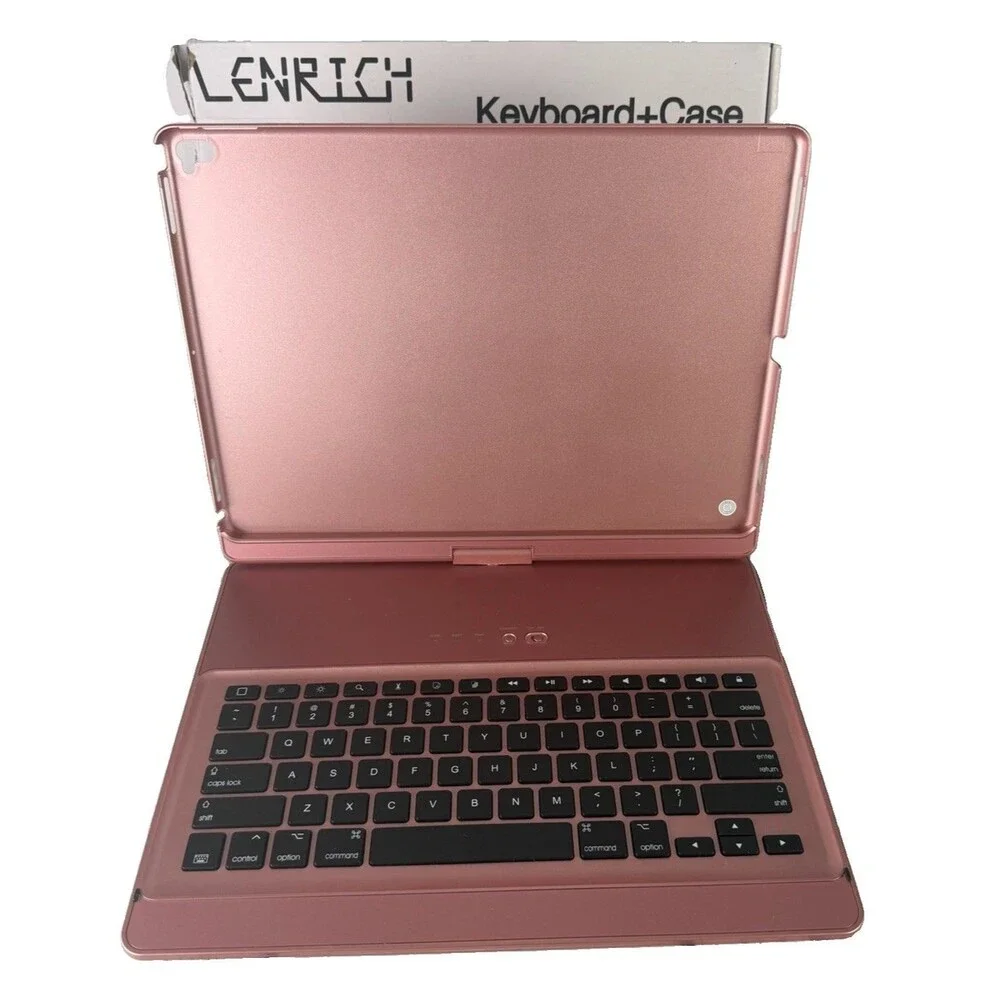 LENRICH iPad Pro 12.9 1st 2nd Gen Keyboard Case 360
